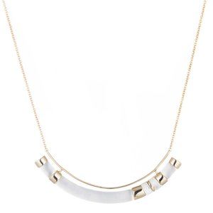 Crescent Color Blocked Necklace